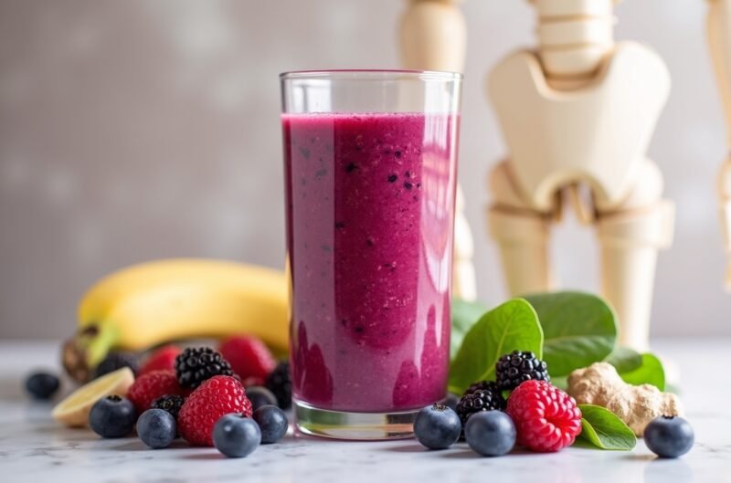 Anti-Inflammatory Recovery Smoothies: 5 Rezepte zur natürlichen Entzündungshemmung 4 Beerig-Basischer Gelenk-Support