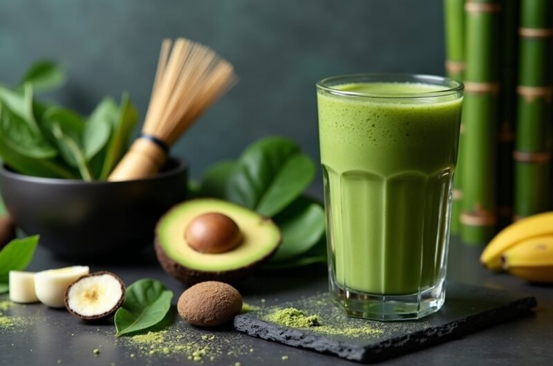 Nootropische Brain-Smoothies: 5 Rezepte für optimale Gehirnleistung 3 Ginkgo-Matcha Fokussierer