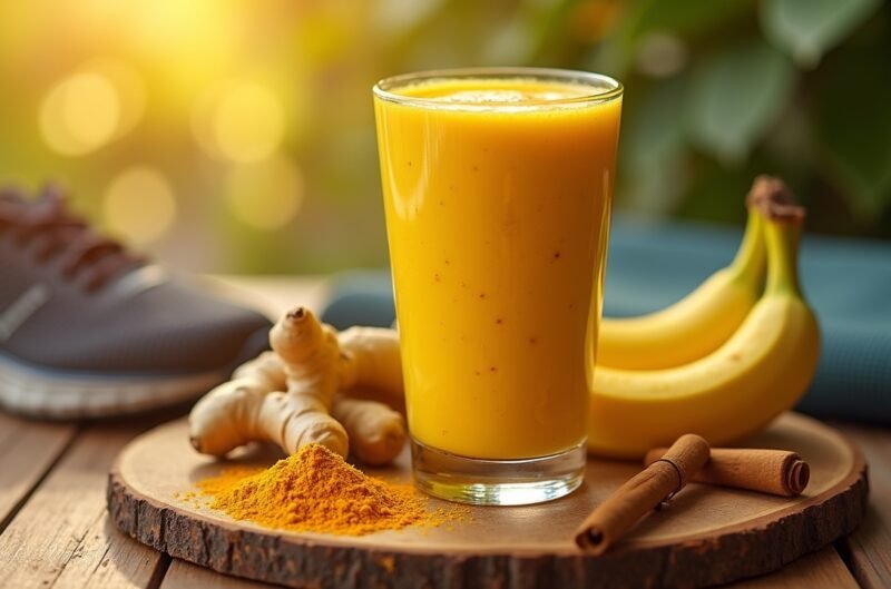 Anti-Inflammatory Recovery Smoothies: 5 Rezepte zur natürlichen Entzündungshemmung 1 Goldene Kurkuma-Ingwer Regeneration