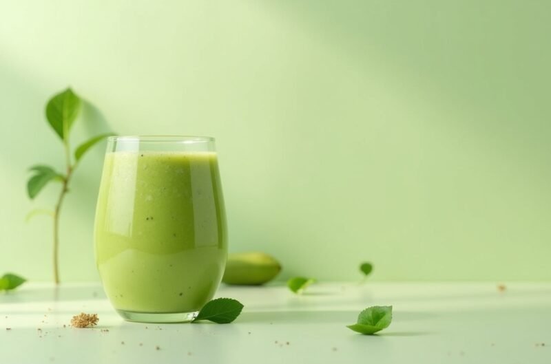 Pflanzliche Kollagen-Booster Smoothies: 5 vegane Rezepte für strahlende Haut 4 Heilender Haut-Repair Smoothie